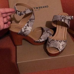 Lucky brand. new ,Wore them once around the house